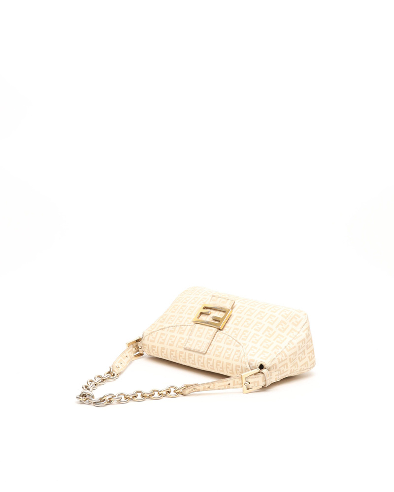 Fendi Zucca Chain Baguette Bag