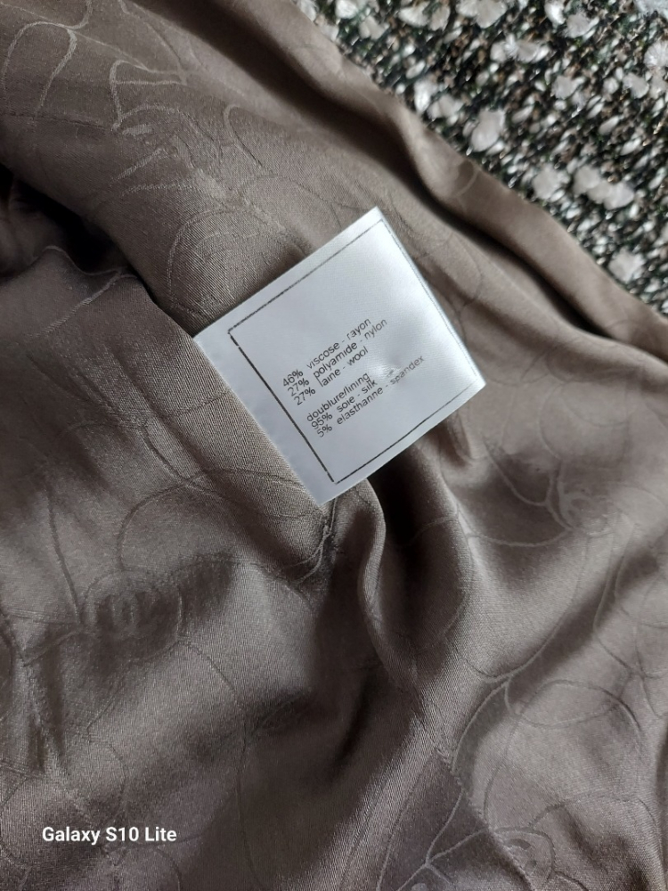 Chanel Tweed melange Wolle