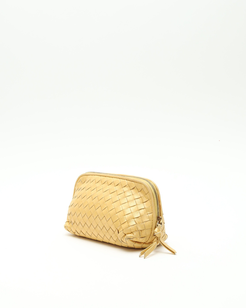 Bottega Veneta Intrecciato Leather Toiletry Pouch
