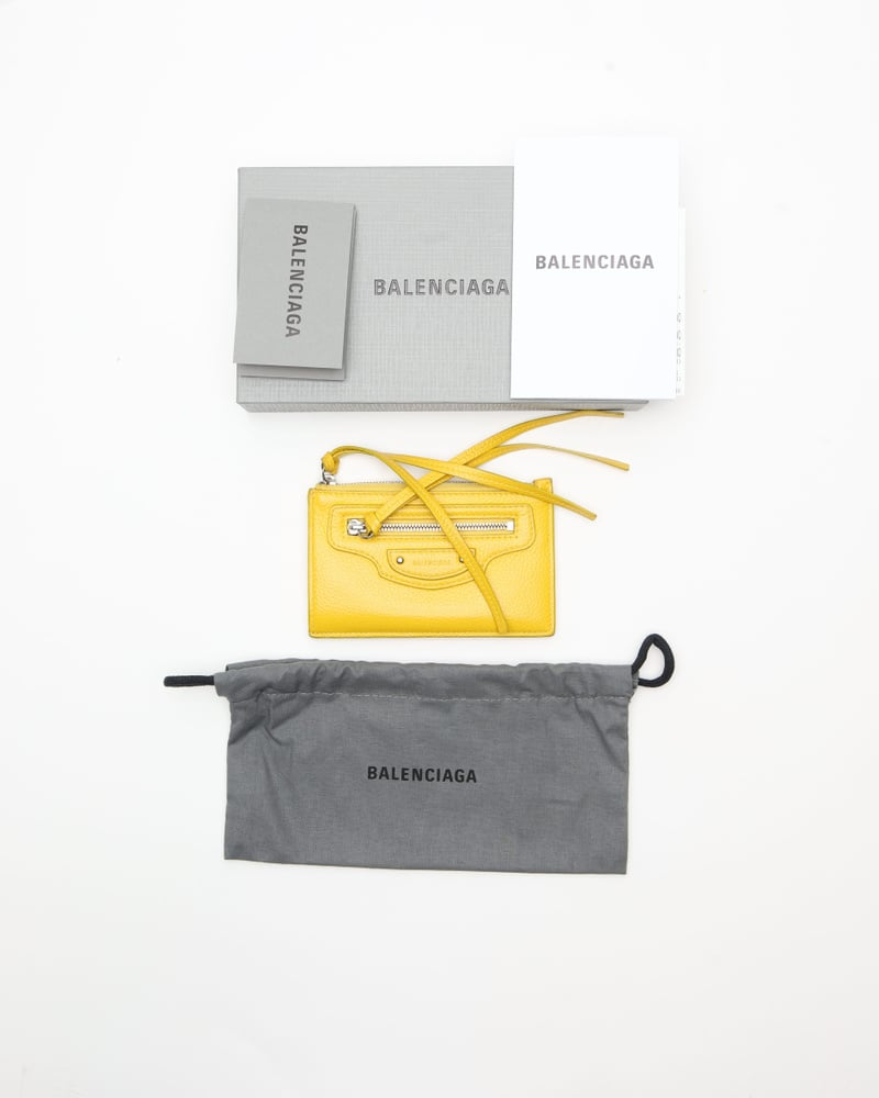 Balenciaga Leather Card Holder