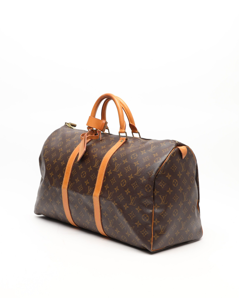 Louis Vuitton Monogram Keepall 50 Weekend Bag