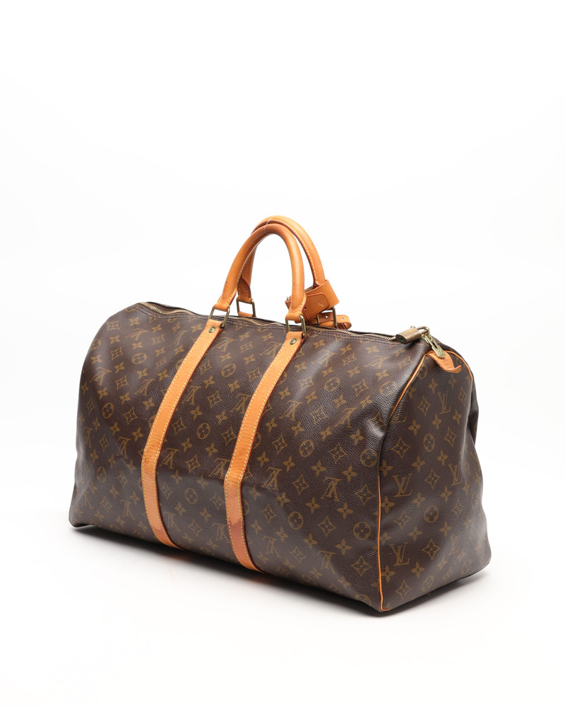 Louis Vuitton Monogram Keepall 50 Weekend Bag
