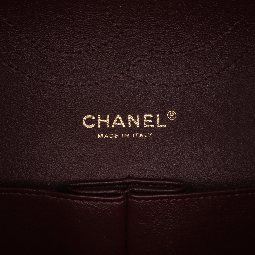 Chanel Classic Double Flap Jumbo Matelassè Caviar Leather 2-Ways Flap Handbag Black