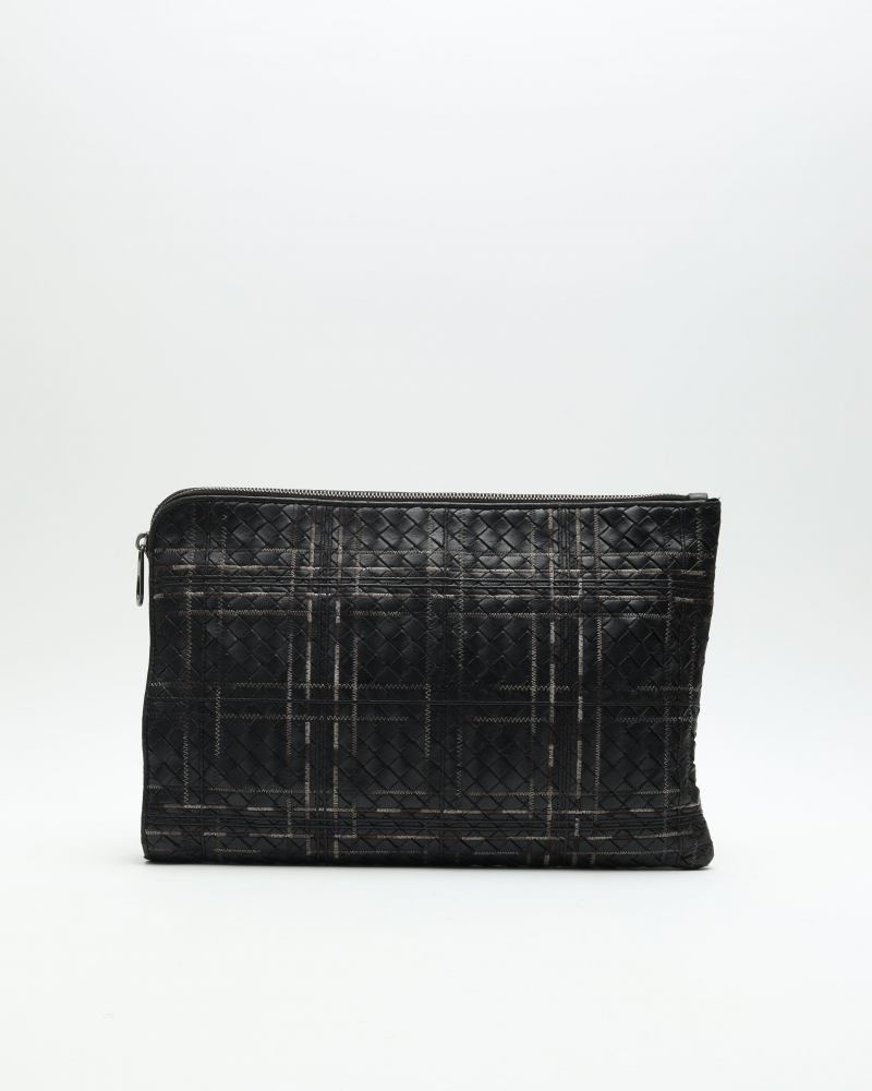 Bottega Veneta Intrecciato Leather Folder