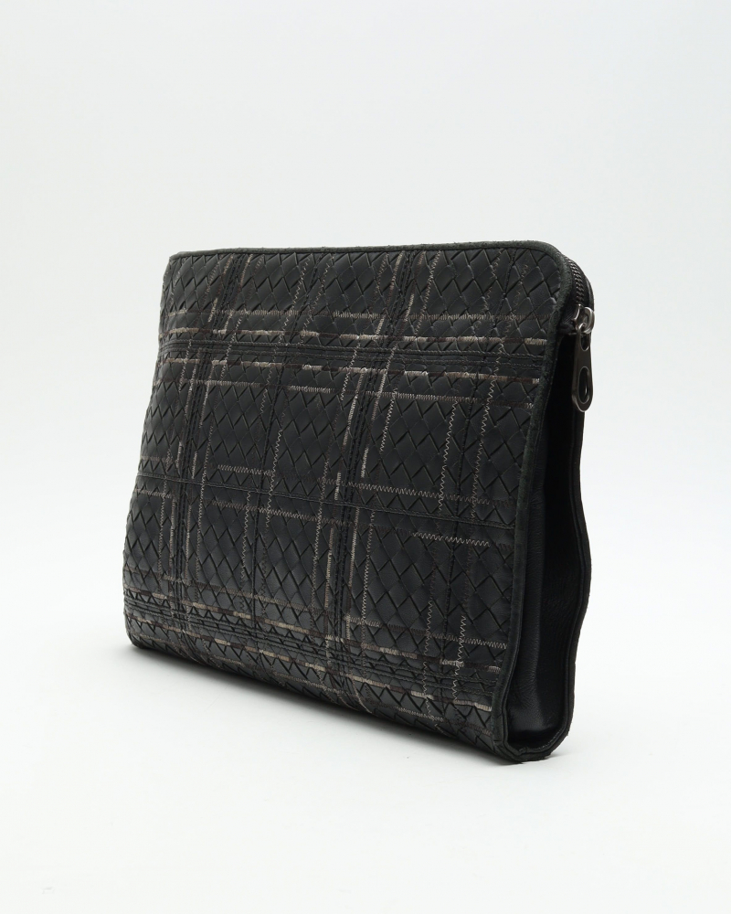 Bottega Veneta Intrecciato Leather Folder