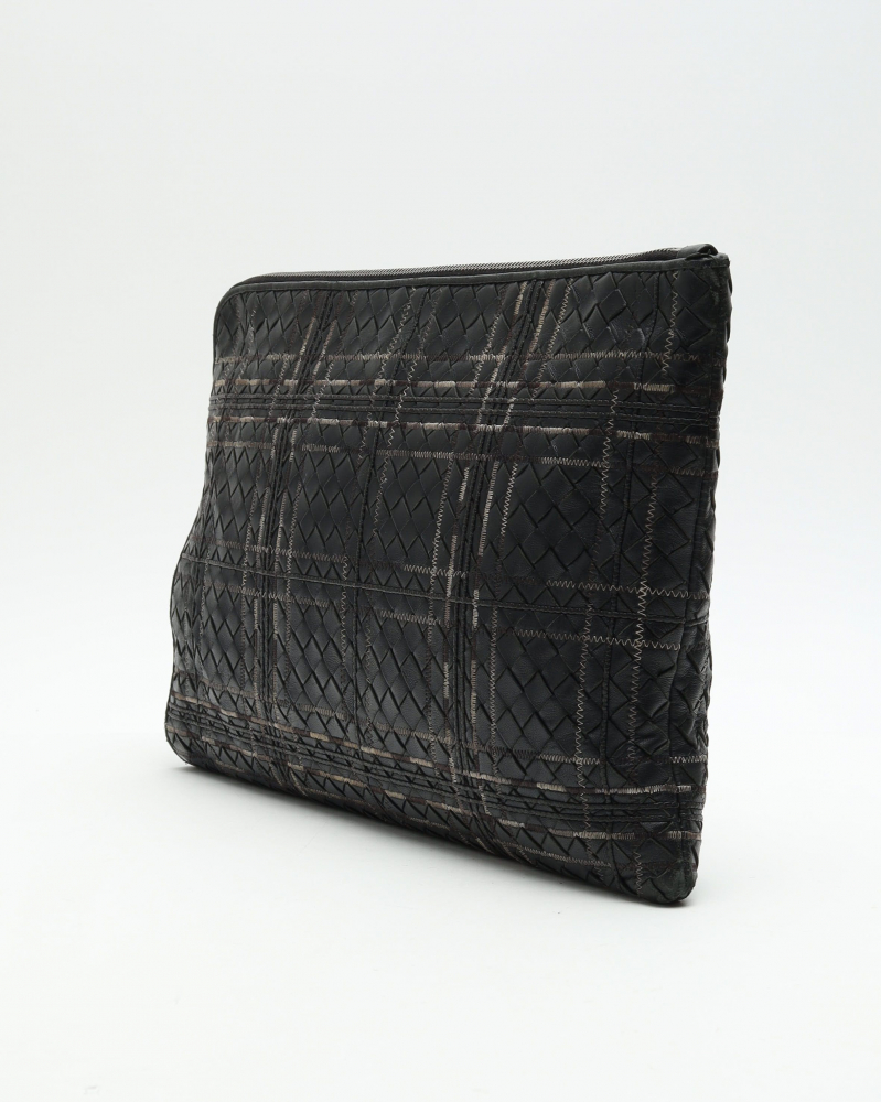 Bottega Veneta Intrecciato Leather Folder