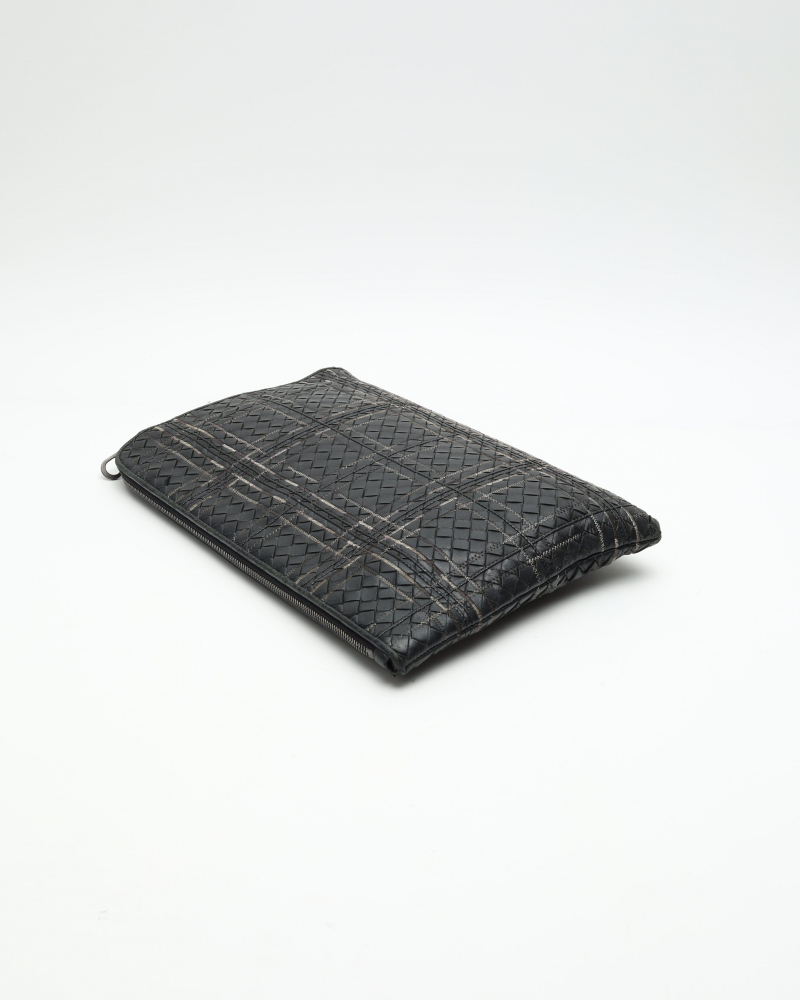Bottega Veneta Intrecciato Leather Folder