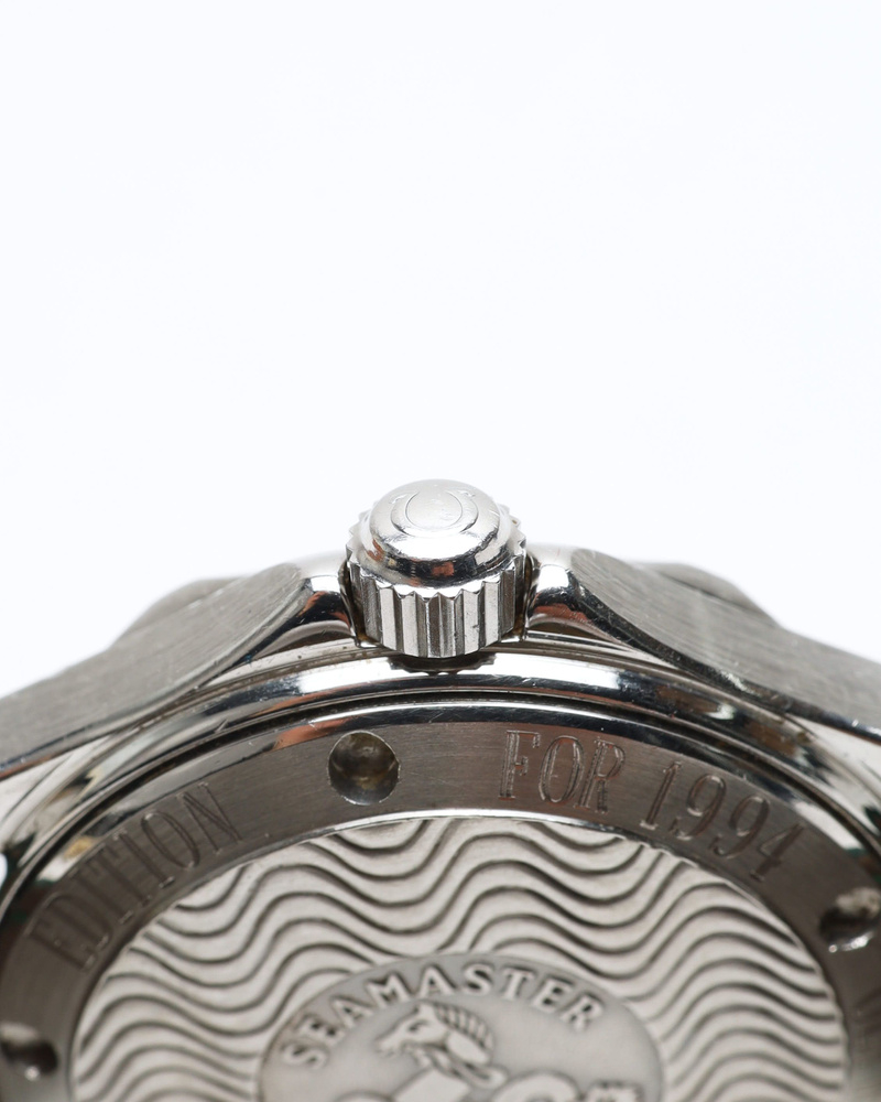 Omega Seamaster 36mm Ref 2832.21.53 Lillehammer 1994 Olympics Rare Full Set Watch