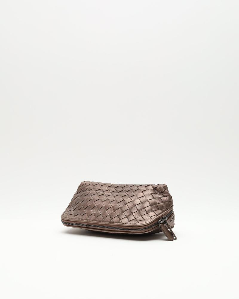 Bottega Veneta Intrecciato Leather Toiletry Pouch
