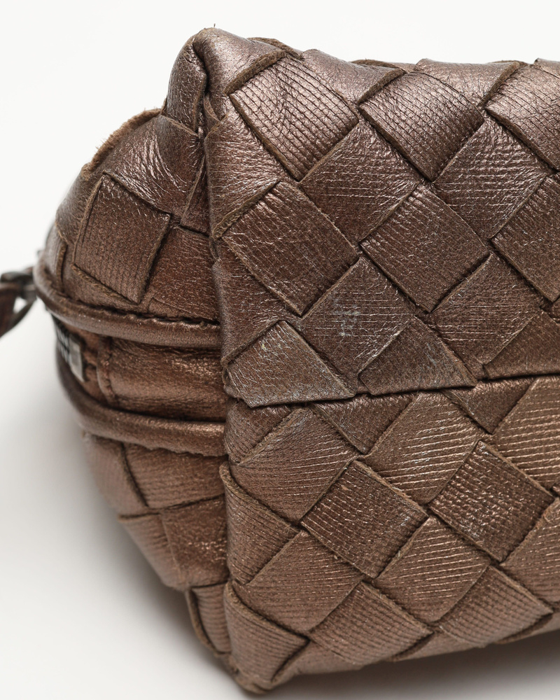 Bottega Veneta Intrecciato Leather Toiletry Pouch