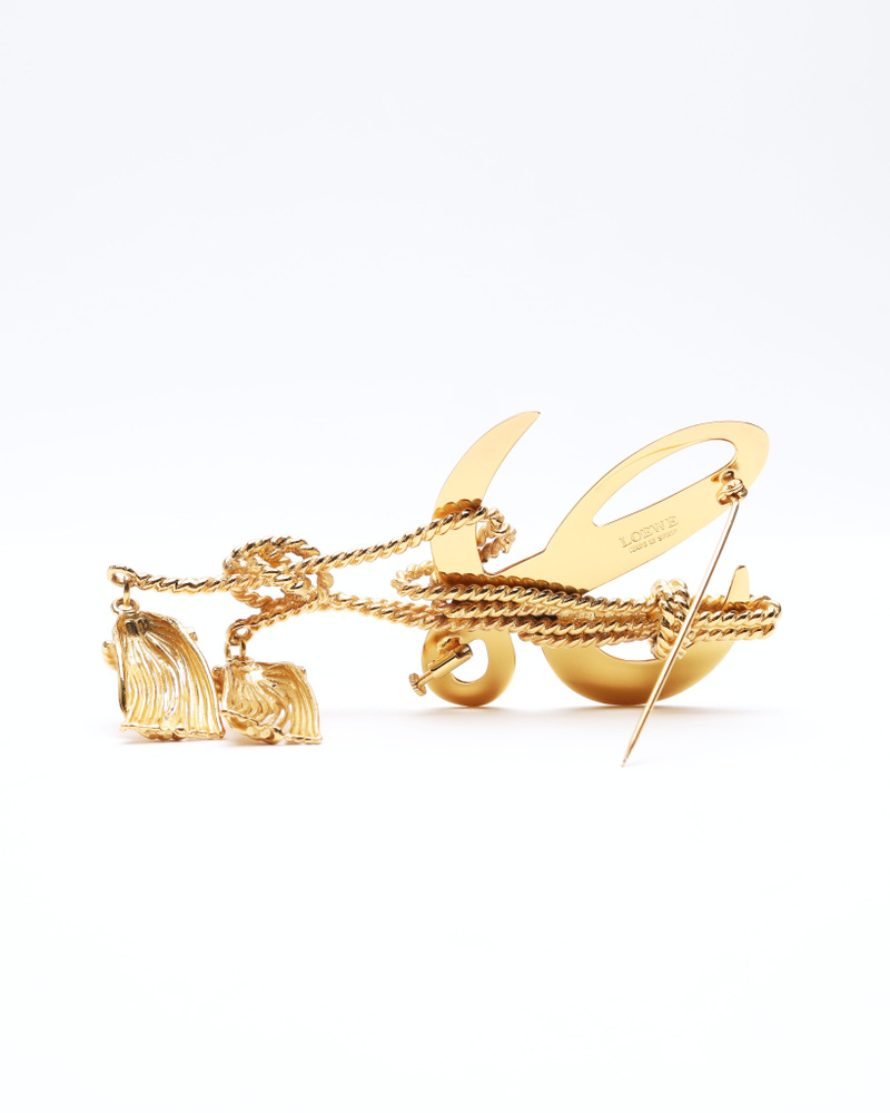 Loewe L Brooch