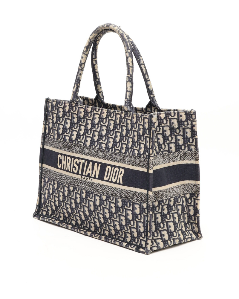 Christian Dior Medium Oblique Book Tote Bag