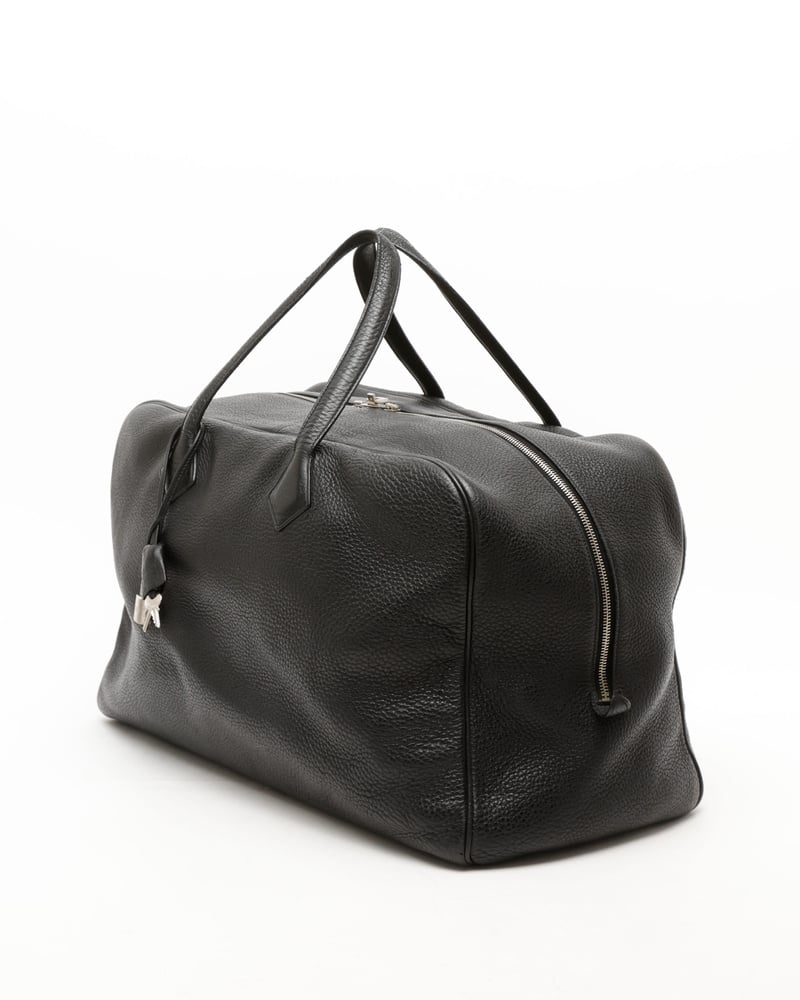 Hermès Victoria 50 Taurillon Clemence Weekend Bag