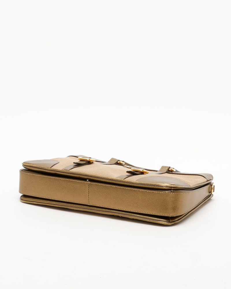 Prada Canvas Saffiano Bag