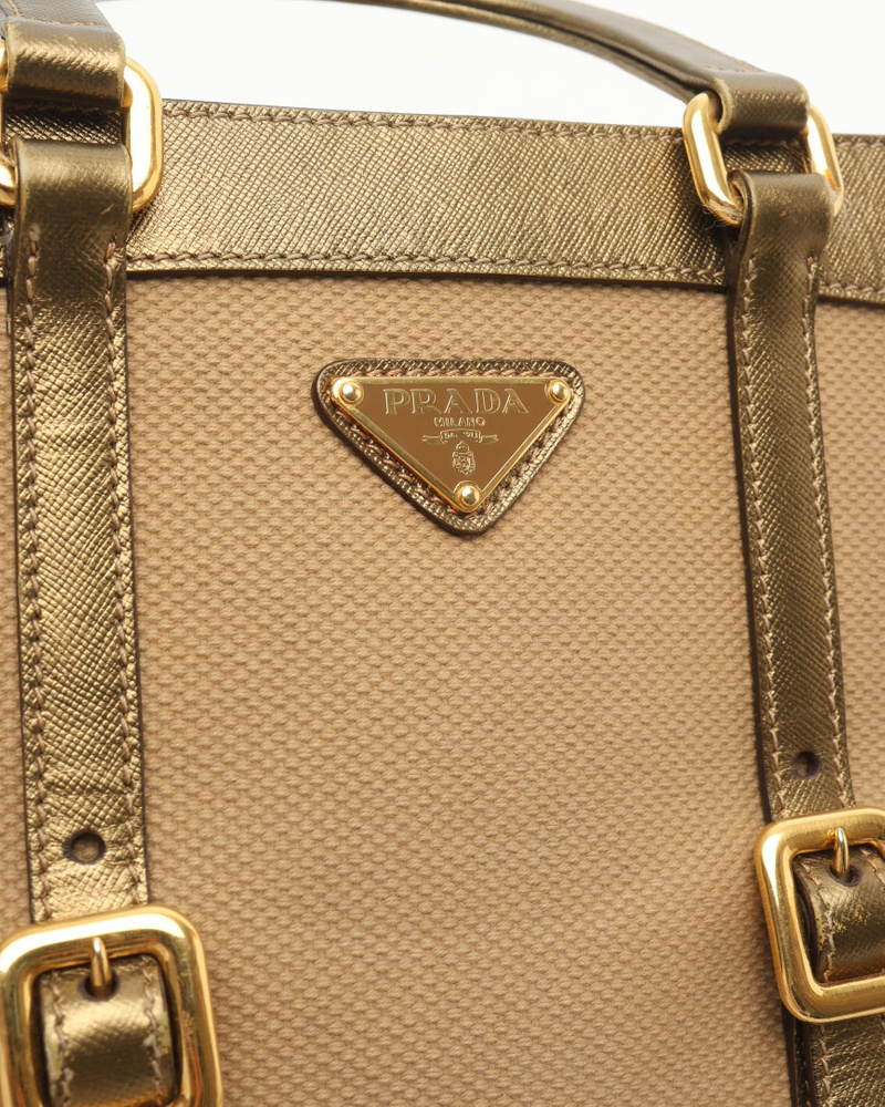 Prada Canvas Saffiano Bag