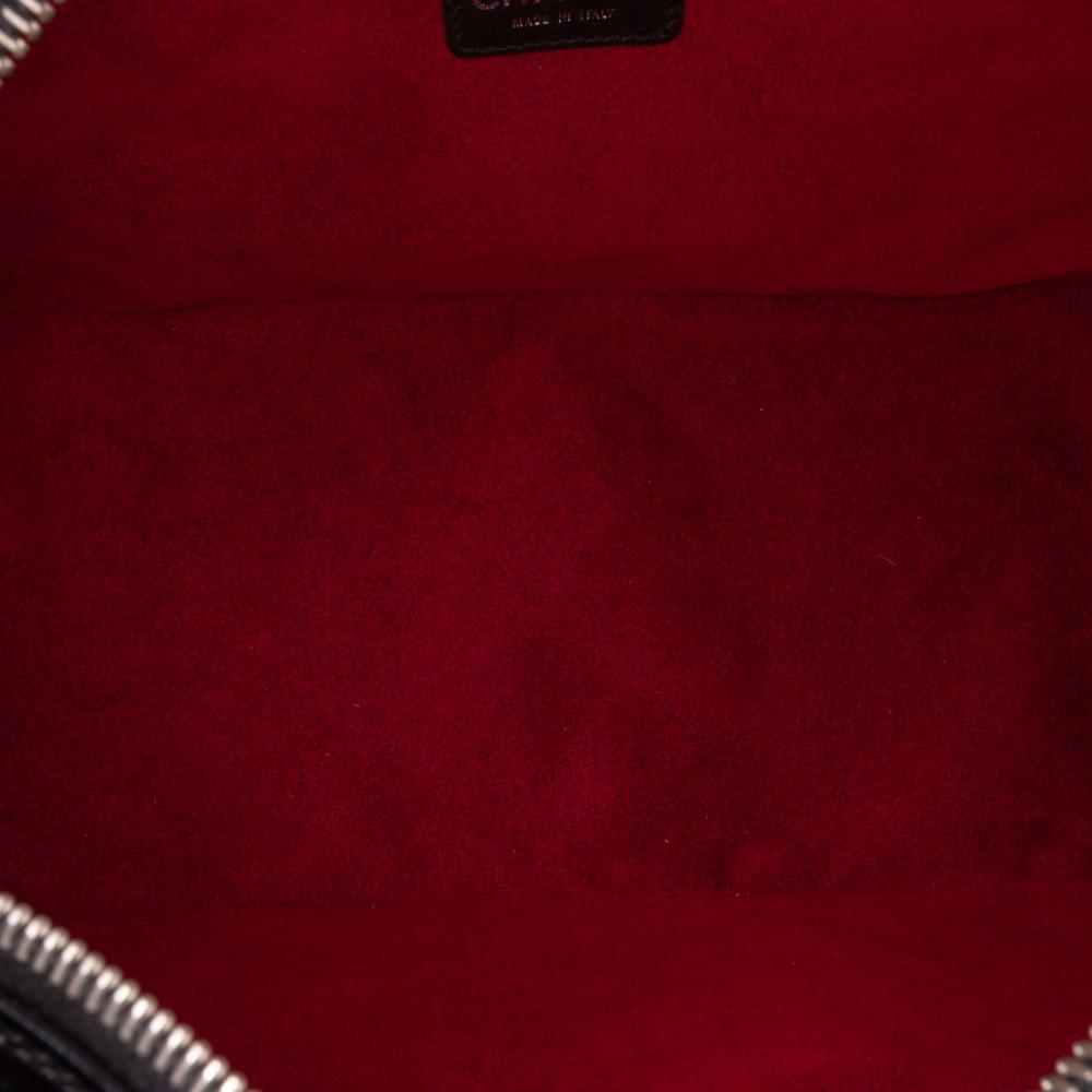 Chanel B Chanel Black Patent Leather Leather CC Chocolate Bar Patent Bowler Bag Italy