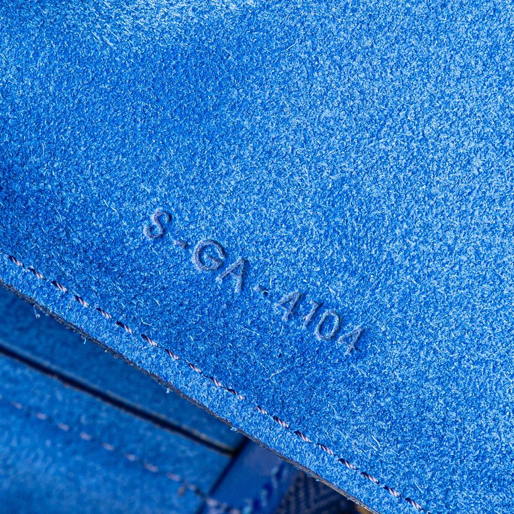 Celine B Celine Blue Calf Leather Mini Tricolor Smooth skin Belt Bag Italy