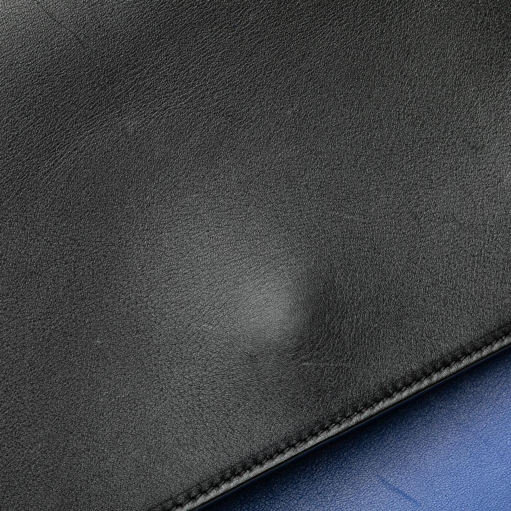 Celine B Celine Blue Calf Leather Mini Tricolor Smooth skin Belt Bag Italy