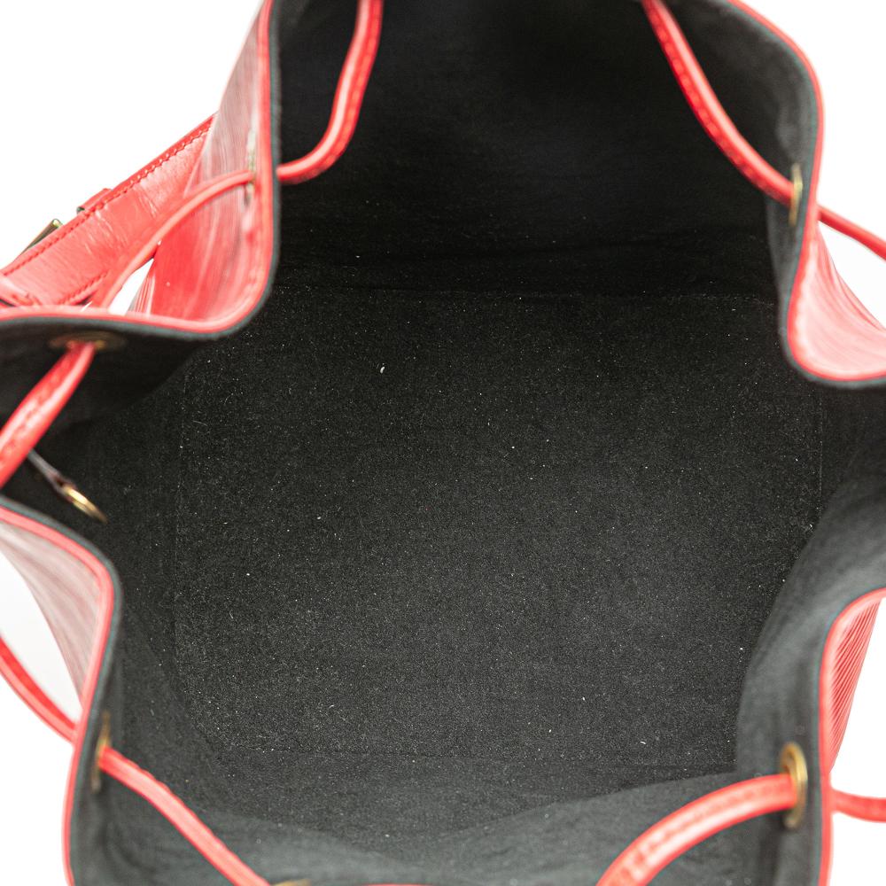 Louis Vuitton B Louis Vuitton Red Epi Leather Leather Epi Petit Noe France
