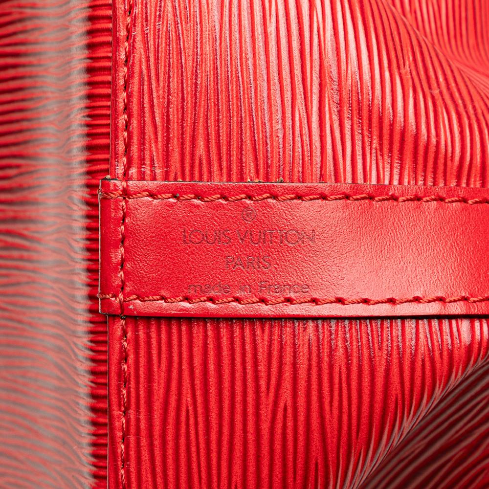 Louis Vuitton B Louis Vuitton Red Epi Leather Leather Epi Petit Noe France