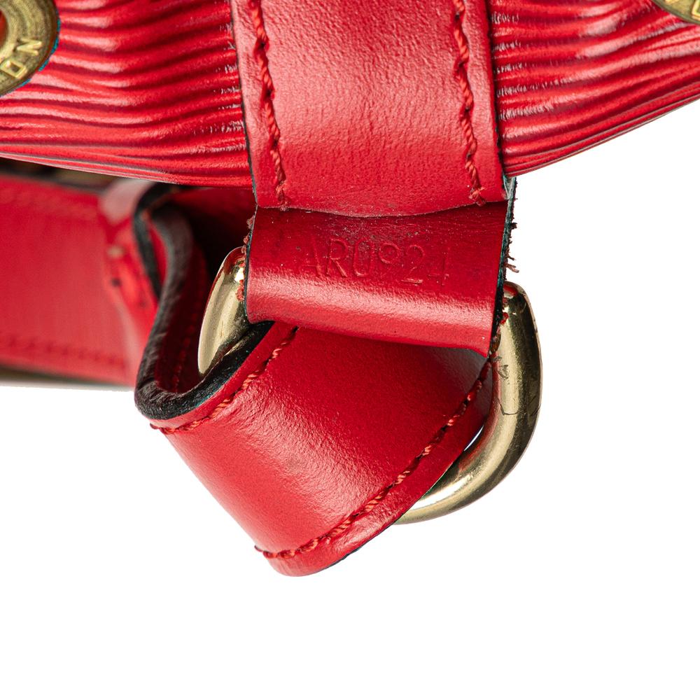 Louis Vuitton B Louis Vuitton Red Epi Leather Leather Epi Petit Noe France