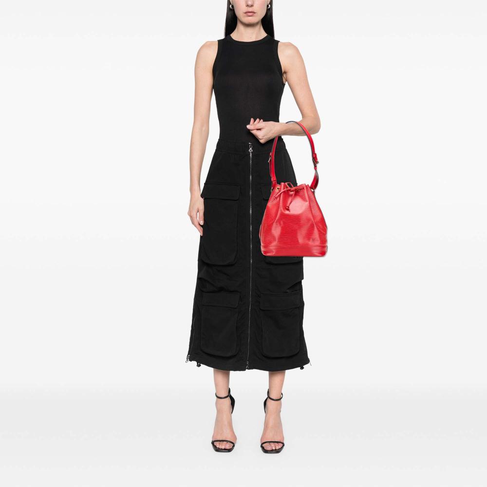 Louis Vuitton B Louis Vuitton Red Epi Leather Leather Epi Noe GM France