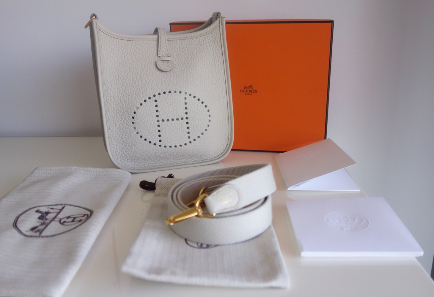 Hermès Hermes Evelyne bag Amazon concrete