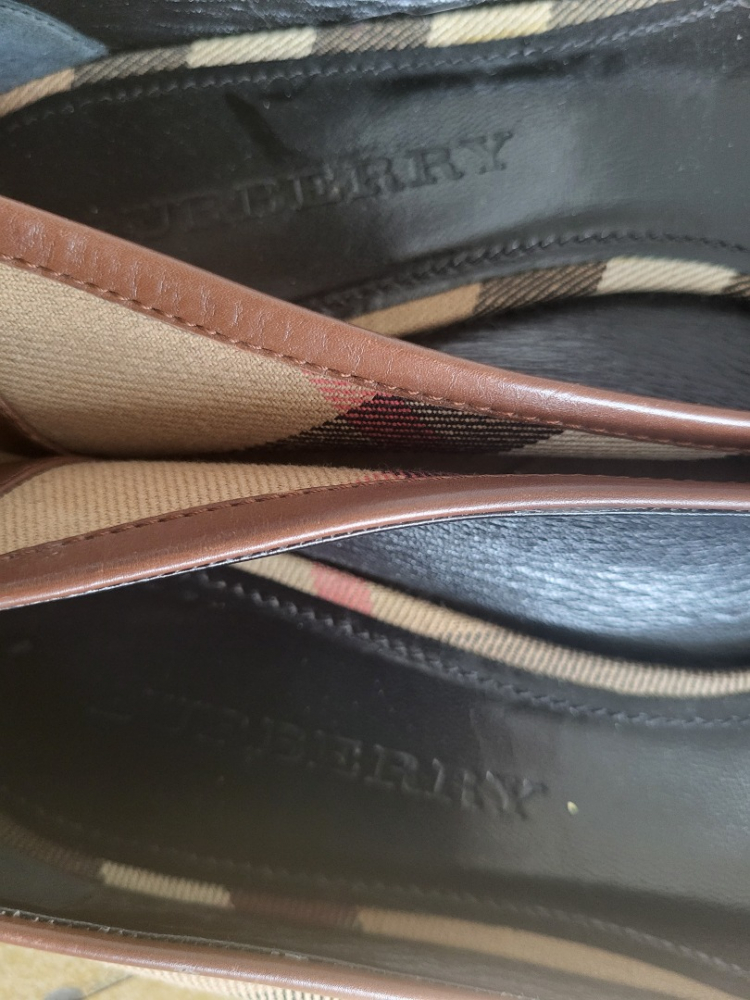 Burberry Ballerine à carreaux Nova