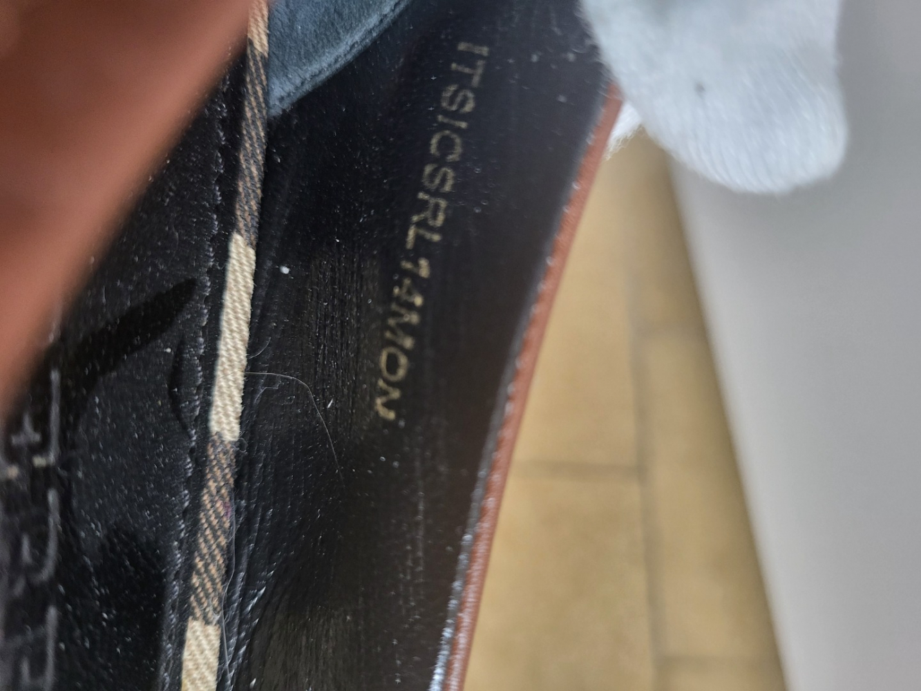 Burberry Ballerine à carreaux Nova