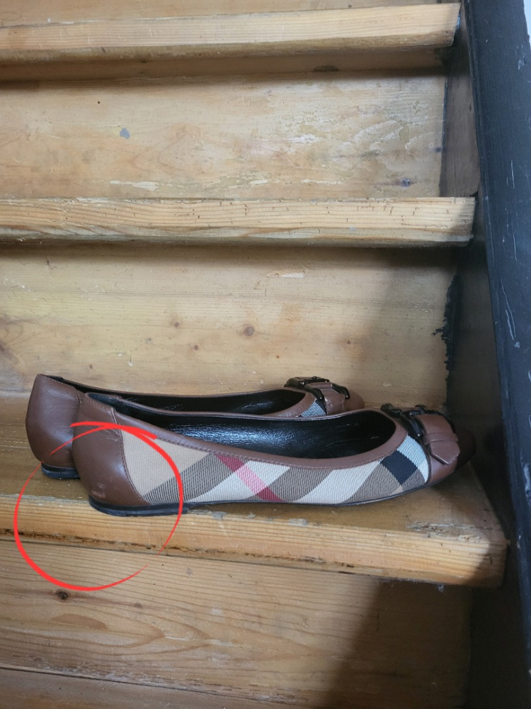 Burberry Ballerine à carreaux Nova