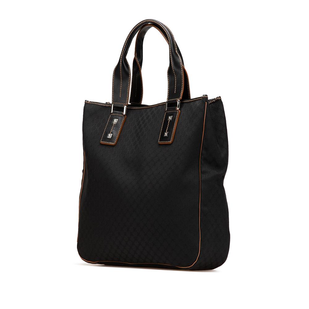 Celine B Celine Black Canvas Fabric Macadam Tote China