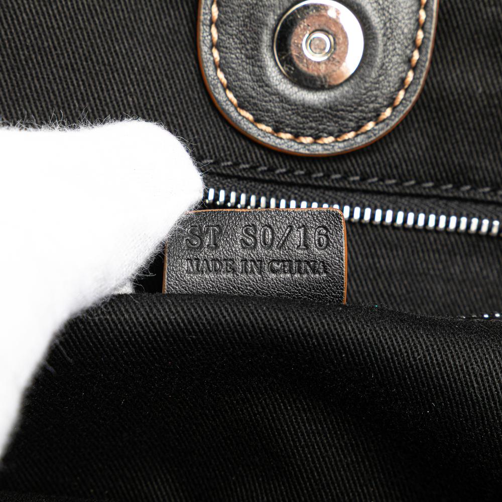 Celine B Celine Black Canvas Fabric Macadam Tote China