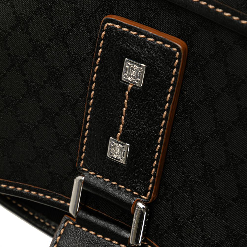 Celine B Celine Black Canvas Fabric Macadam Tote China