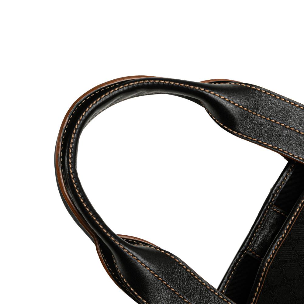 Celine B Celine Black Canvas Fabric Macadam Tote China