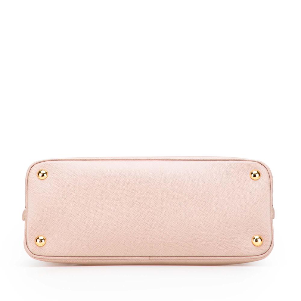 Prada B Prada Pink Light Pink Saffiano Leather Medium Lux Promenade Satchel India