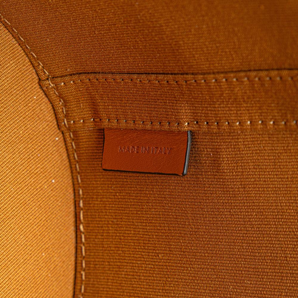 Celine B Celine Brown Dark Brown Coated Canvas Fabric Medium Triomphe Tambour Crossbody Italy