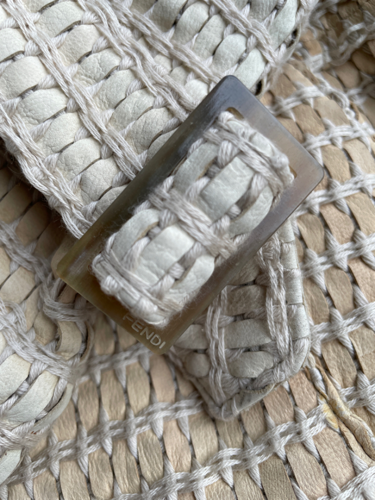 Fendi Selleria leather Trench coat