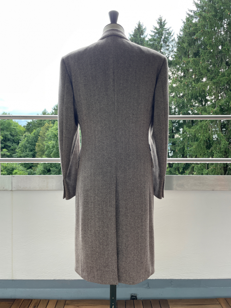 Fendi Tailored herringbone trench coat