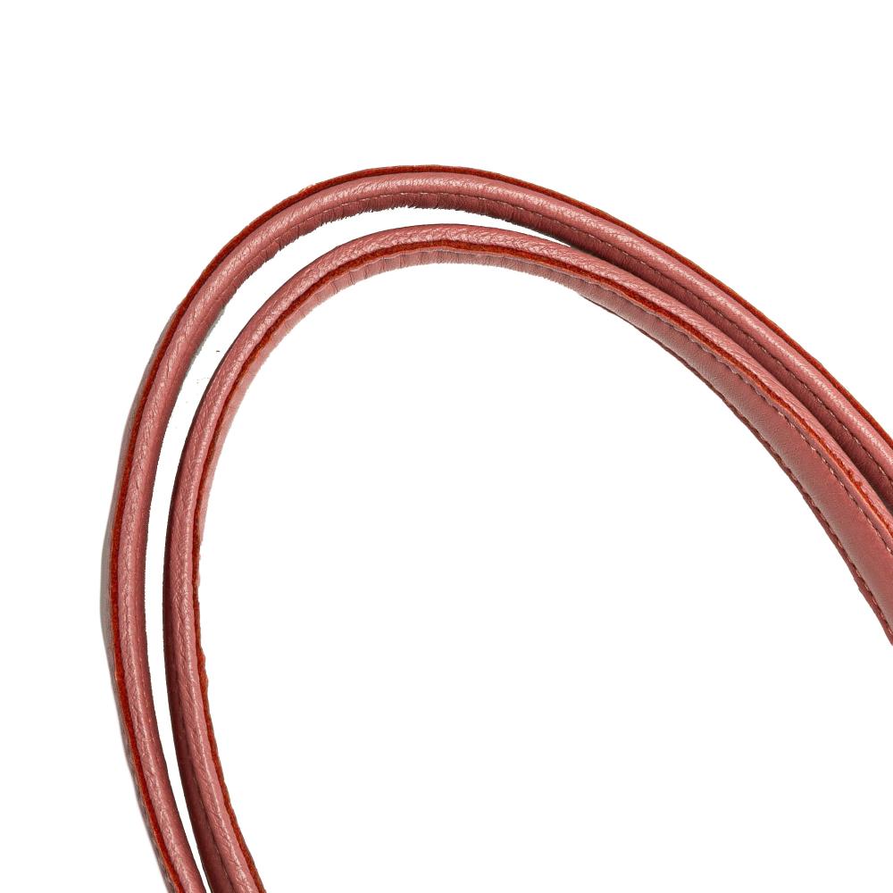 Bottega Veneta B Bottega Veneta Pink Blush Goatskin Leather Small Intrecciato Trimmed Cervo Bucket Bag Italy