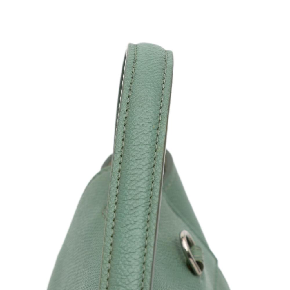 Celine B Celine Green Calf Leather Nano Grained skin Belt Bag Italy