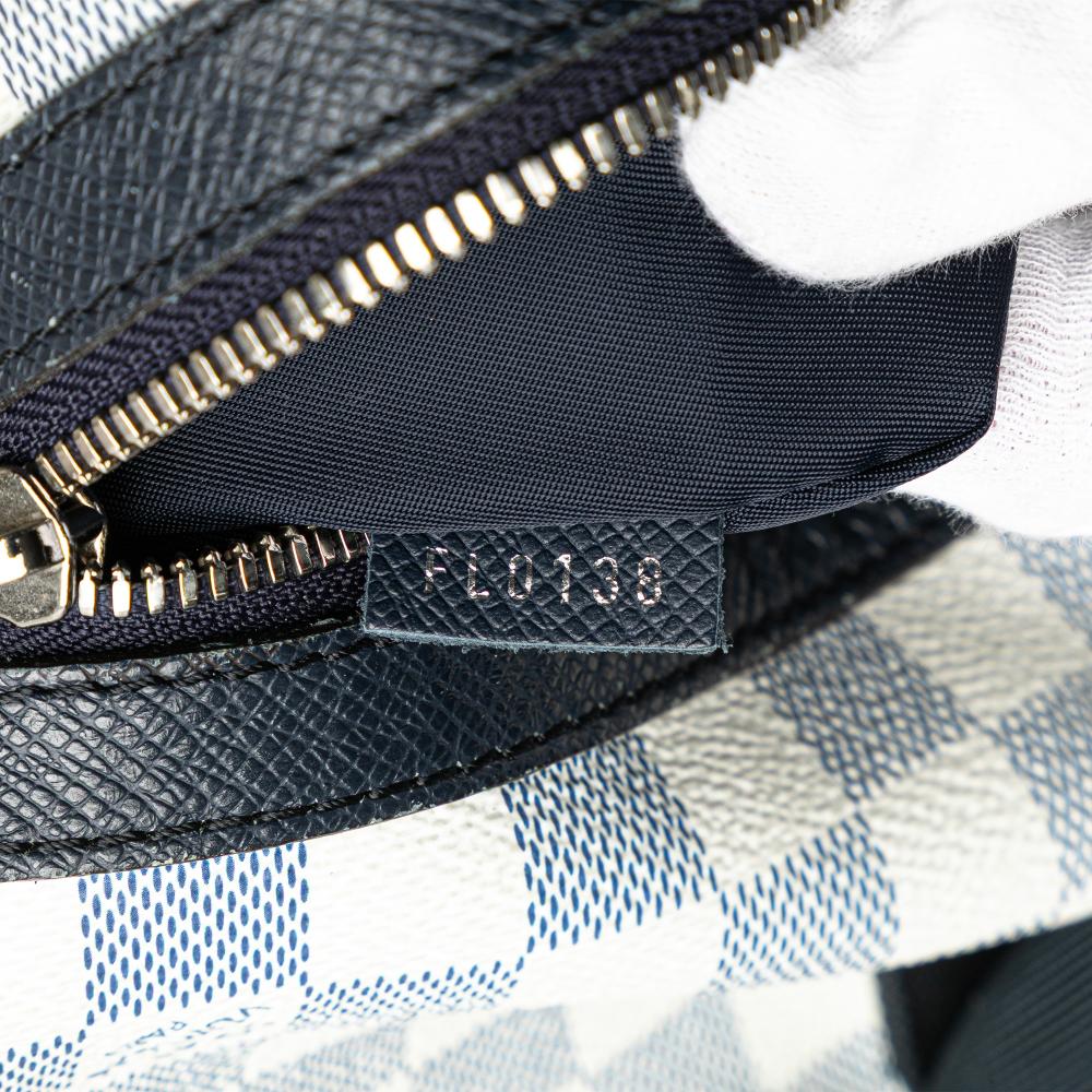 Louis Vuitton B Louis Vuitton White Damier Canvas Canvas Damier Azur Coastline Matchpoint France