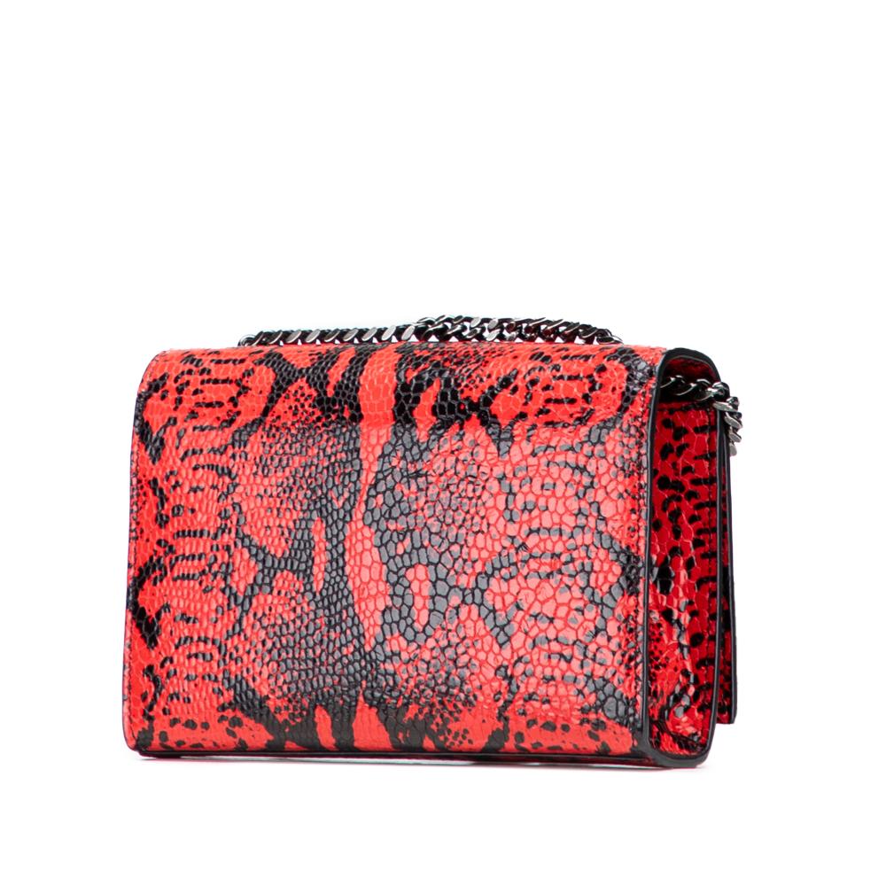 Saint Laurent B Saint Laurent Red Calf Leather Small Embossed skin Classic Monogram Kate Crossbody Italy