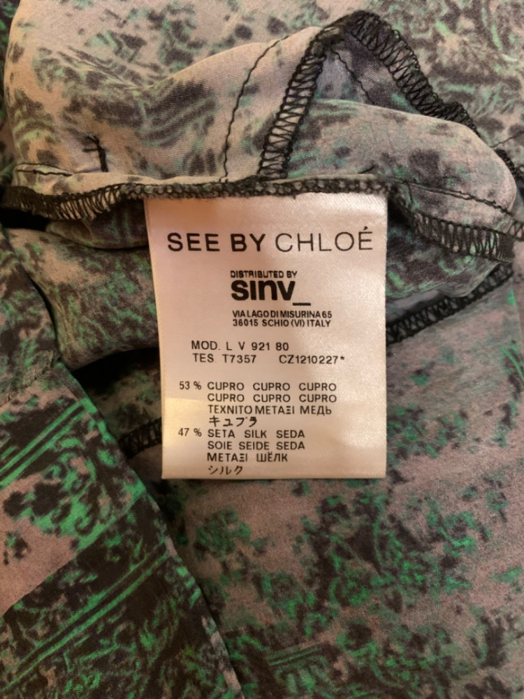 See By Chloé Superbe robe multicolore