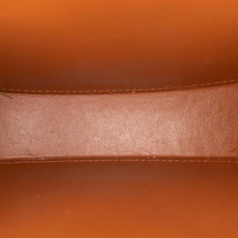 Celine B Celine Brown Calf Leather Small skin Cuir Triomphe Oval Crossbody Italy