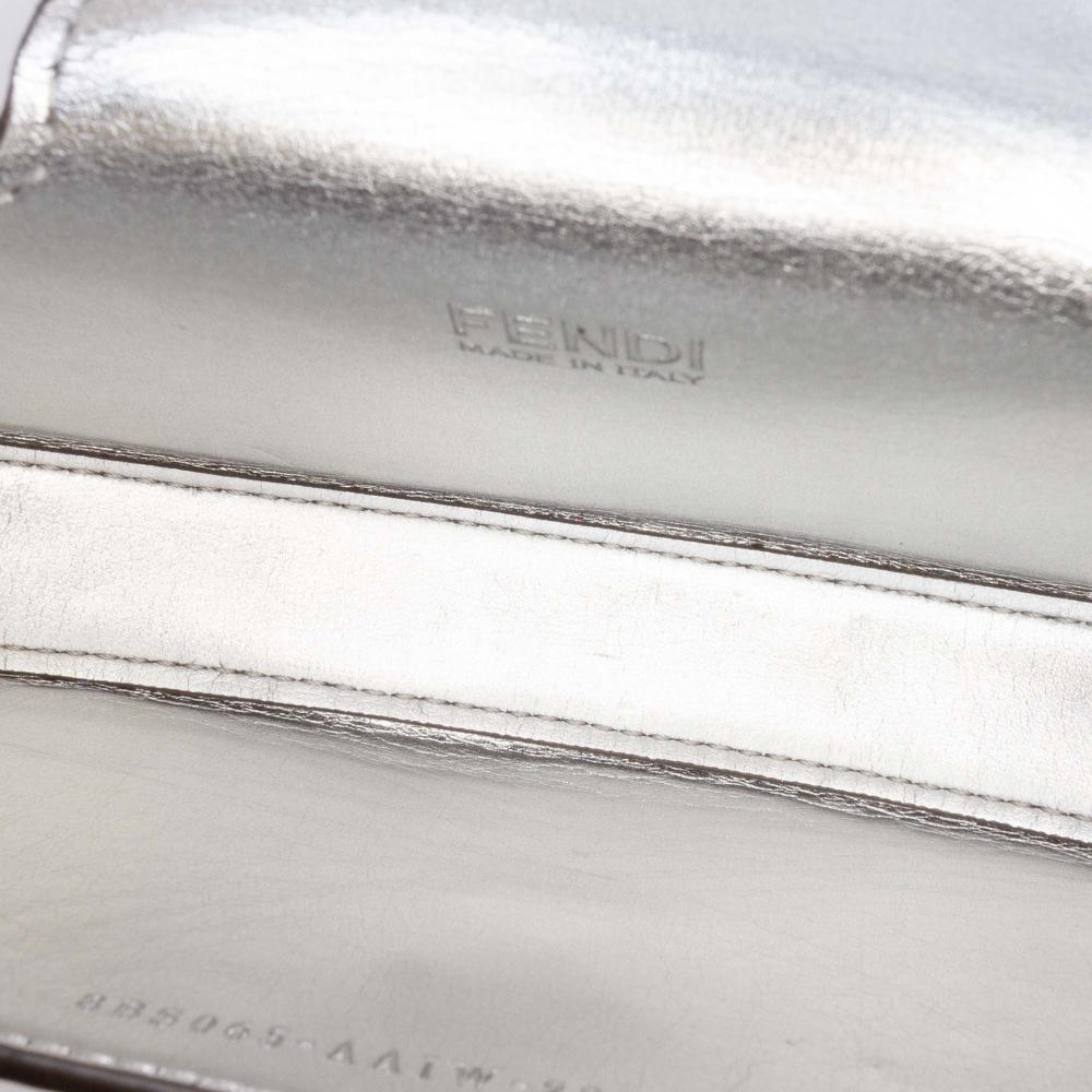 Fendi AB Fendi Yellow Calf Leather Mini Cookie Hobo Italy