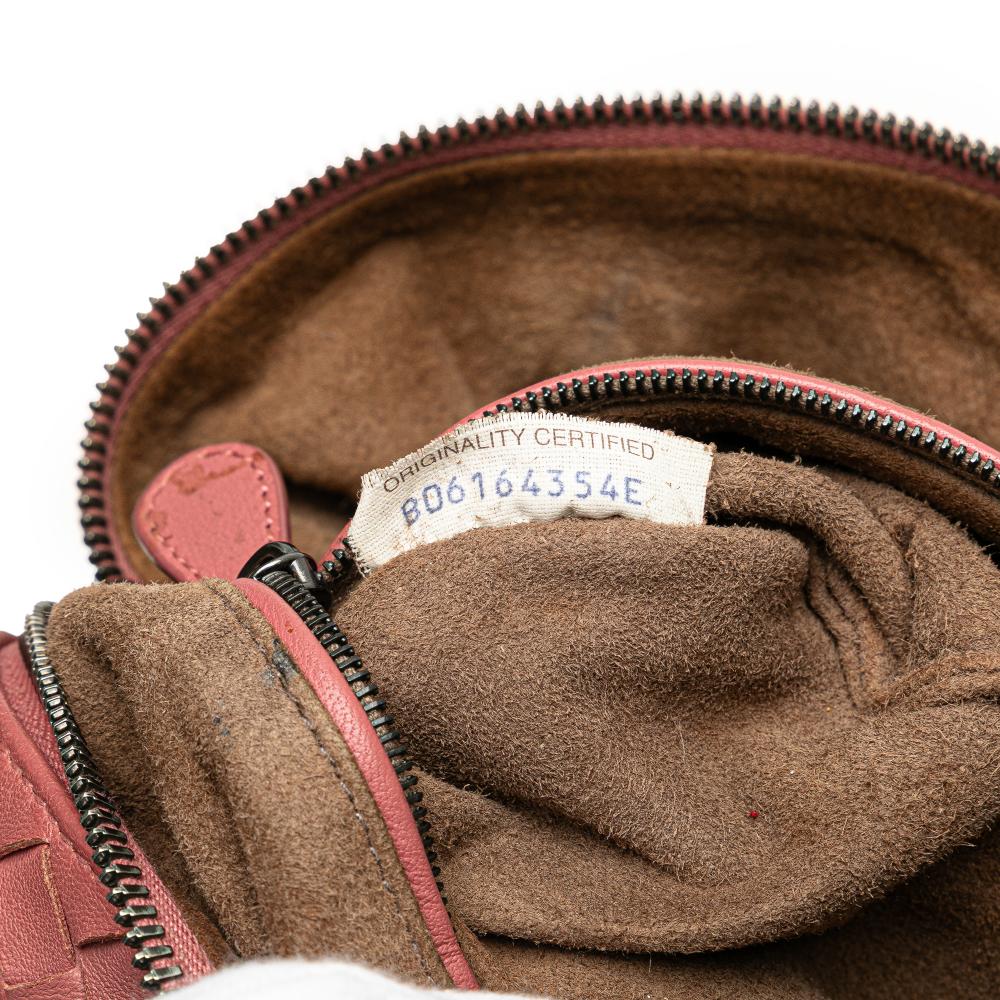 Bottega Veneta B Bottega Veneta Pink Nappa Leather Leather Nappa Intrecciato Bosto Italy