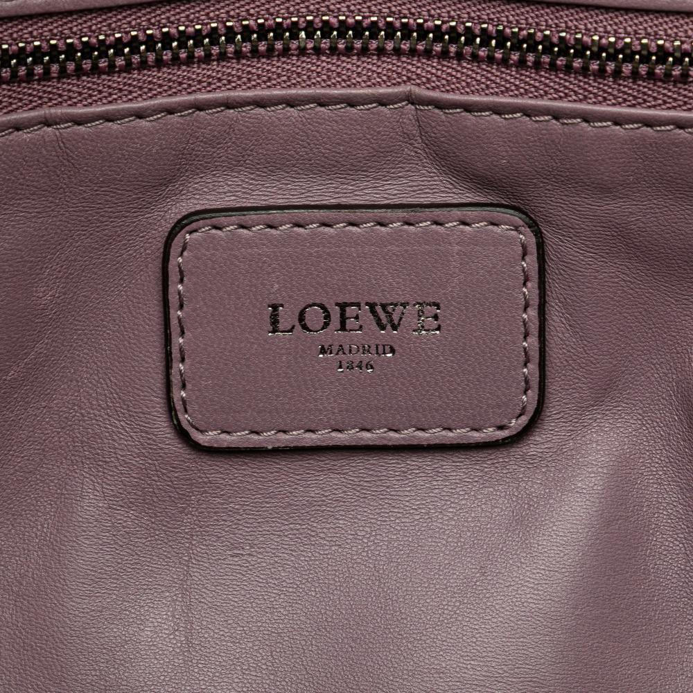 Loewe B LOEWE Purple Goatskin Leather Tricolor Amazona 28 Spain