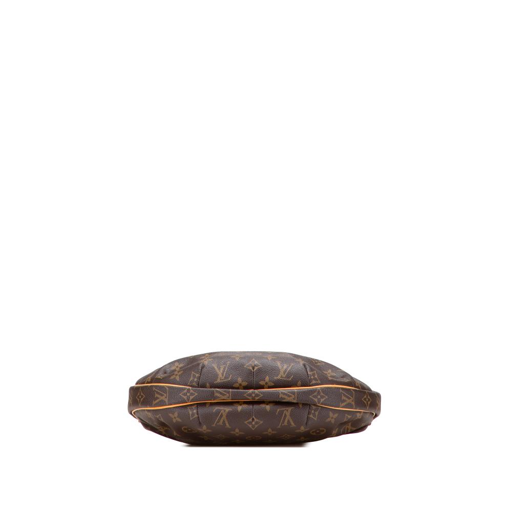 Louis Vuitton B Louis Vuitton Brown Monogram Canvas Canvas Monogram Croissant MM France