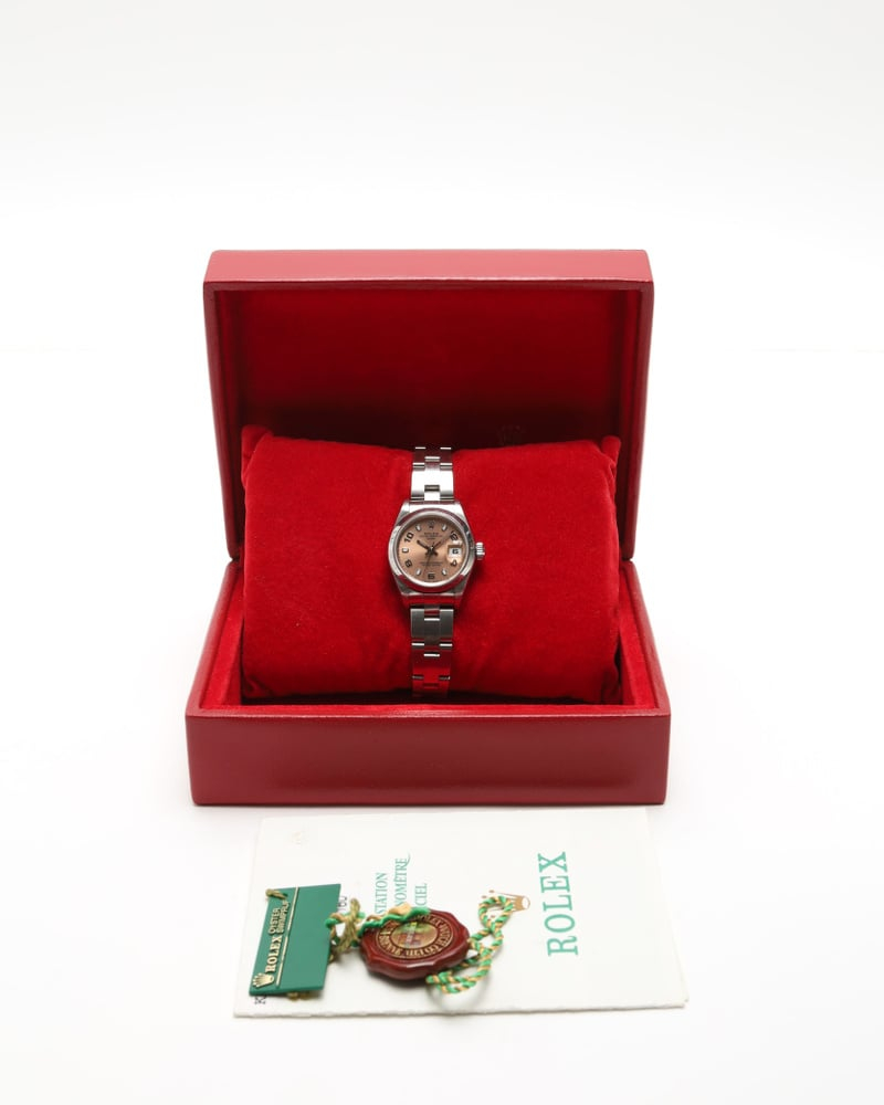 Rolex Lady-Oyster Perpetual Date 26mm Ref 79160 Full Set Watch