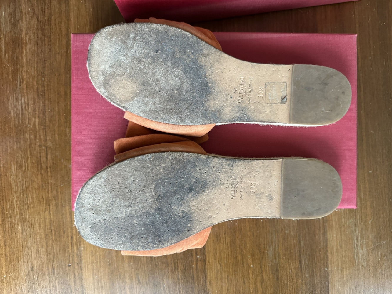 Valentino GARAVANI Suede Bow Espadrille Slide Sandal